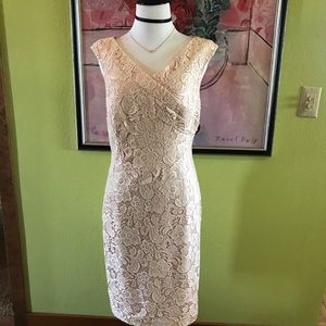 Pale pink lace JAX dress